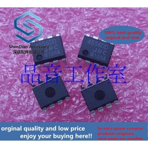 10pcs only orginal new NJM4558DD 4558 4558DD DIP