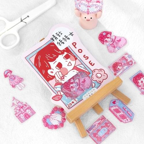 8packs/LOT maiden world series stationery sticker Creative decoration DIY PET sticker