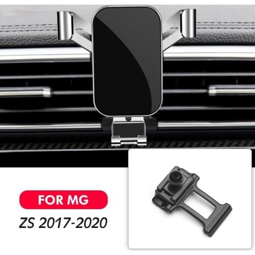 Car Mobile Phone Holder Air Vent Mount GPS Stand Gravity Navigation Bracket For MG ZS 2017-2020 Car Accessories