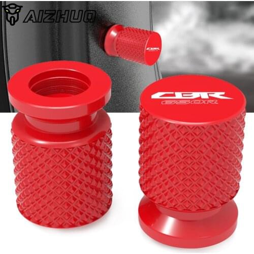 FOR HONDA CBR650R CNC Aluminum CBR 650 R Tire Valve Wheel Tyre valve Air Port Cover Cap CBR 650R CB650R CB650 R 2018 2019 2020