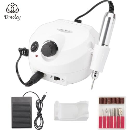 Dmoley 35000/20000 RPM Electric Nail Drill Machine Mill Cutter Sets For Manicure Nail Tips Manicure Electric Nail Pedicure File