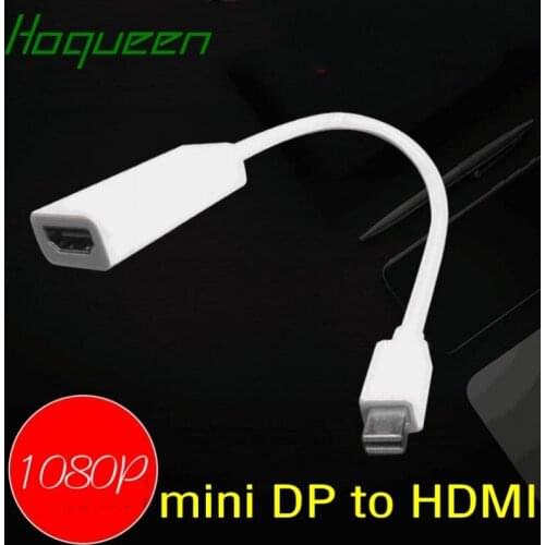 Hoqueen 50pcs *Mini DP DisplayPort to HDMI Cable Adapter For Nootbook MacBook Pro Air etc fast shipping