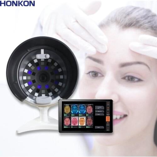 Newest 8 Spectrums Test 3d Skin Analyzer and Skin Analysis Machine