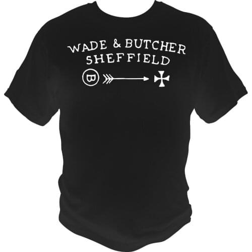 Newest 2019 Fashion Summer Short Sleeves Cotton Wade and Butcher Straight Razor Sheffield Free Shipping Printing Casual Shirt