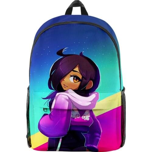 Aphmau merch 3D Merch Fashion Oxford Cloth Shoulder Backpack Printed Multi Zipper Pack Casual School Bag
