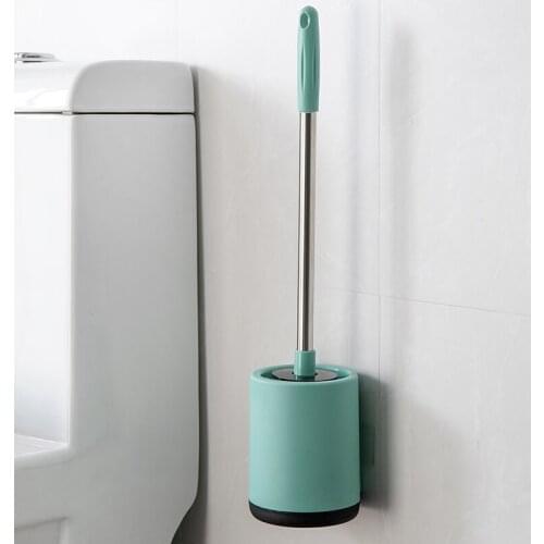 Modern Nordic Toilet Brush Long Simple Eco Friendly Toilet Brush Bathroom Accessories Brosse Toilette Household Products DF50MTS