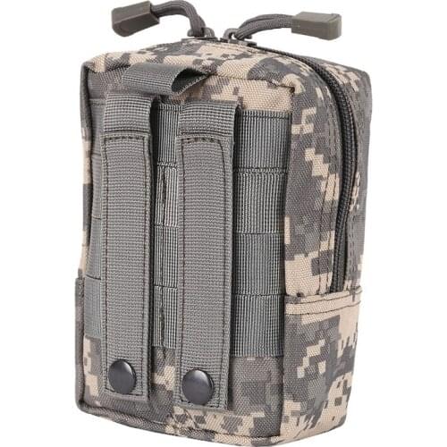 Tactical Waist Bag 1000D Nylon Outdoor Hunting Waist Pack Molle Tools Pouch with Zipper Durable Belt Pouch
