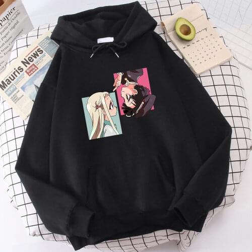 Jibaku Shounen Hanako Kun Hooded Men Demon Sayler Casual Hoodie Hot Sale 2021 Loose Streetwear Fleece Harajuku Sweatshirt Mens