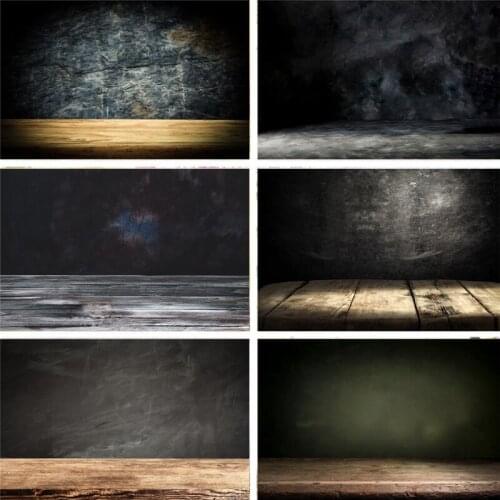 Nitree Photo Studio Props Photography Black Wall Old Wooden Board Backdrop Commodity Take Pictures Vinyl Background For Portrait