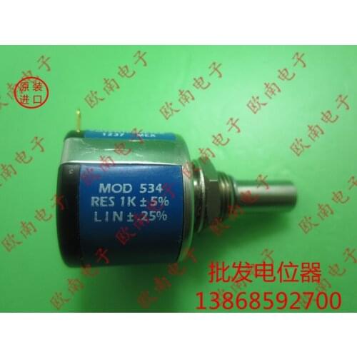 [VK] Imported spectrol MOD534-11103 1K 10K multi-turn 10 turn potentiometer switch