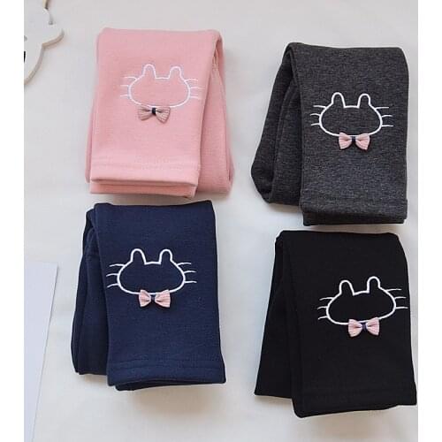 Winter girls leggings with baby western style pants girl children pants