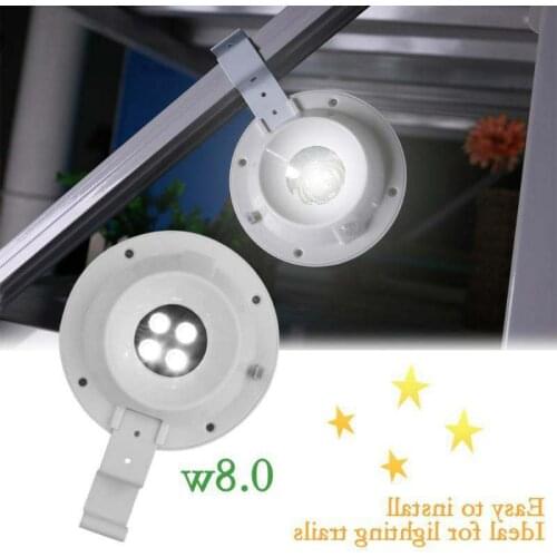 2021 Waterproof Outside Wall Garden Solar Lamp Light 4 Led Light Sensor Control Solar Powered Fence Gutter Solar Sensor Outdoor