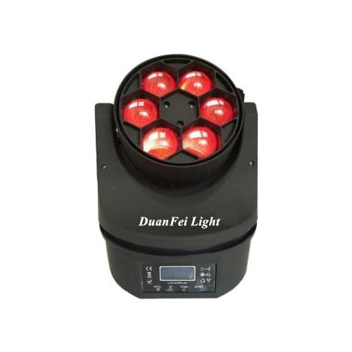 4PCS/Lot LED Beam 6x15w RGBW 4in1 Moving Head Wash Mini 6 Bee Eyes