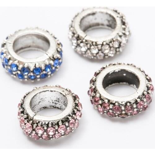 5Pcs/Lot Silver Plated Charms Beads European DIY Beads Fit Pandora Charms Bracelets & Bangle Fashion Jewelry js1010