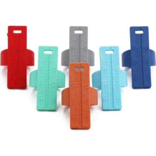 5 pcs Plastic Measure Scale Gauge Finger Ruler Oral Dental Endodontic Therapy Tools Root Canal File Ruler Measuring Tool Dentist