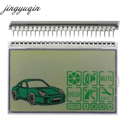 Jingyuqin 5pcs/lot DXL 3000 LCD Display for TAMARACK Pandora DXL3000 Keychain Remote Controller Key Fob Two way Car Alarm System