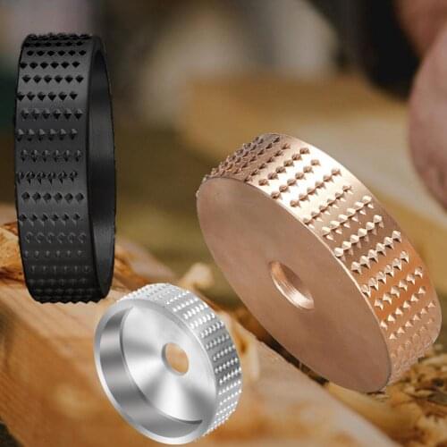 Round Wood Angle Grinding Wheel Sanding Carving Rotary Tool Abrasive Disc For Angle Grinder Tungsten Carbide 16mm Bore