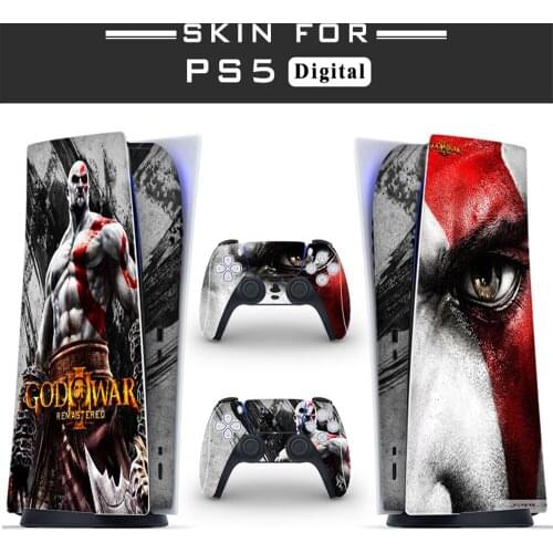 Of PS5 Digital Edition Skin Sticker for Playstation 5 Console & 2 Controllers Decal Vinyl Protective Skins Style 2