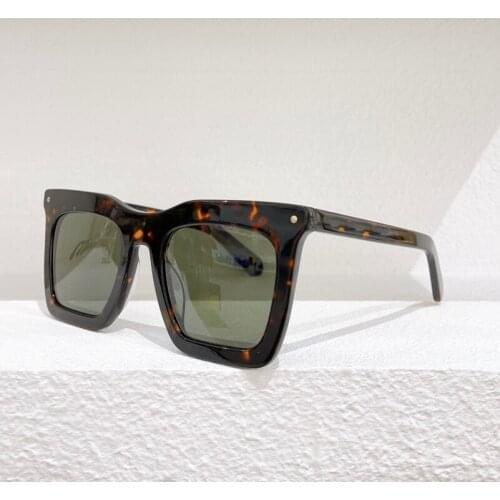 New square brown black big frame fashion women sunglasses Z1217E high quality male glasses