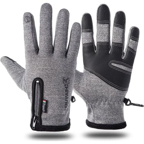 Unisex Touchscreen Full Finger Gloves Winter Warm for Cycling Bicycle Bike Ski Outdoor Camping Hiking Motorcycle Gloves Sports