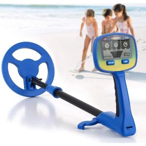 Portable Metal Detector MD-1010 with LCD Display, Blue Underground Detector Ideal Childrens Holiday Gift