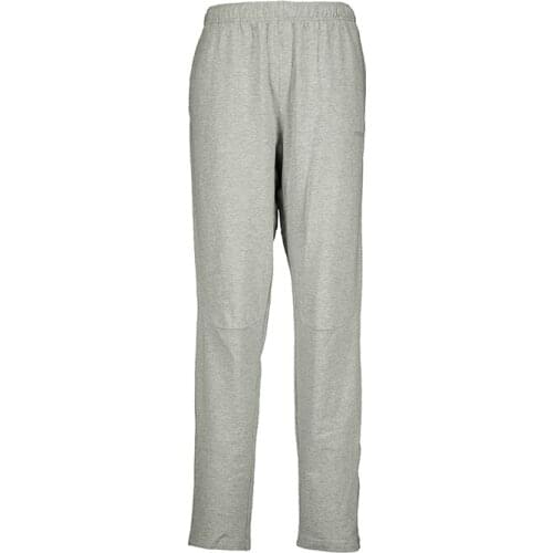 Gray knitted Sports Pants Men Cotton Fitness Jogging Trousers With Pockets Waist Drawstring Workout Comfortable Loose Pants