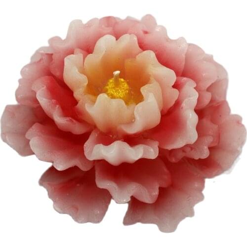 LXYY Brand New 3D Peony Flower Silicone Moulds Wedding Dessert Cake Baking Tool Aromatherapy Gypsum Candle Silicone Mold