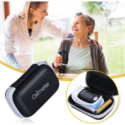 Oximeter Storage Bag Shockproof Finger Pressure Type Eva Medicals Kit High Quality Undefined Home Decoration Storage Accessories