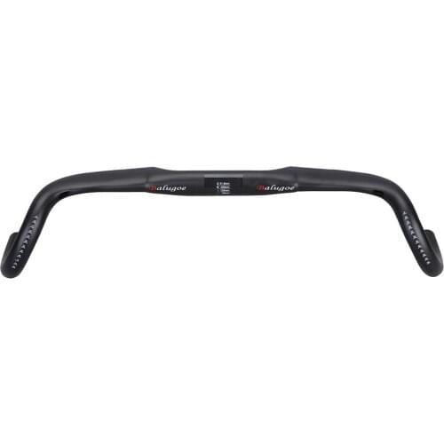 Balugoe wcs 25Degree Grave road bike bend handlebar carbon fiber broken wind racing road handlebar ultralight 31.8x400/420/440mm