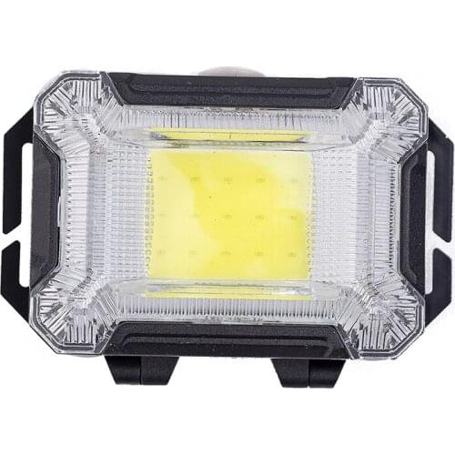 Bike Light Battery Power Bicycle Headlight Without Zoom Cobled Outdoor Flashlight Riding Warning LED HL024A