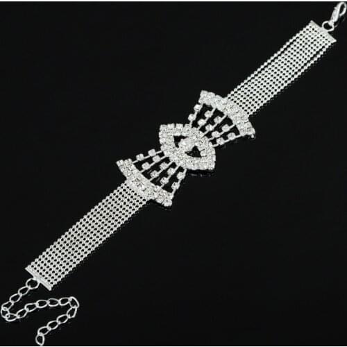 YFJEWE Women Jewelry Chains Bracelet Bangle Silver color Twisted Rope Chain Link Bracelets Gift For Girlfriend B192