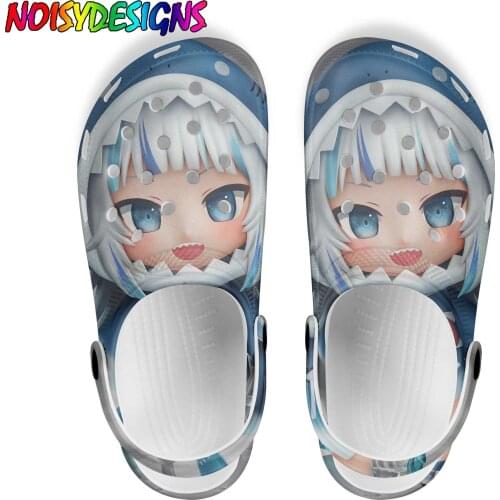 NOISYDESIGNS Womens Sandals Summer Clogs Women Fashion Water Shoes Outdoor Anime Hololive Prints Women Beach Shoes Slippers