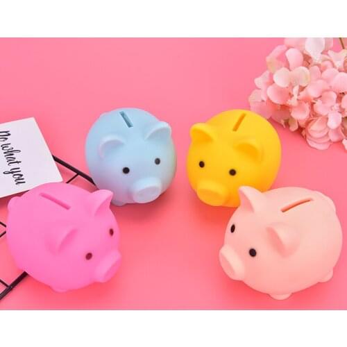 1 PC Cute Small Piggy Bank Money Boxes Storage Kids Toys Home Decor Money Saving Box Children Piggy Money Bank