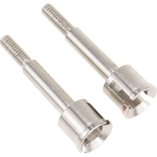 2PCS HSP 08064 15506 Wheel Axle For 1/10 RC 4WD Off-Road Car Buggy Monster Bigfoot Truck 94155 94188