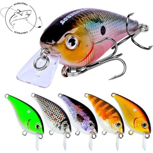 3D Eyes Anti-Corrosion Bionic High Quality Plastic Fishing Bait Artificial Crank 56mm/6.1g Freshwater Fishing Lure Hard Bait