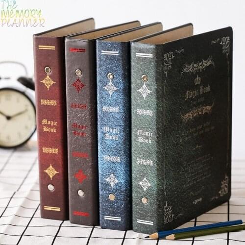 THE MEMORY & PLANNER Creative Stationery Retro Nostalgic Simple Metal Clip Loose-leaf Notepad