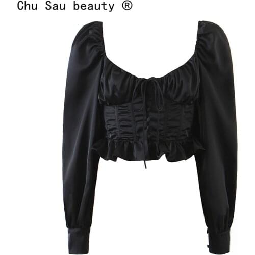 Chu Sau beauty Blouses With Sleeves