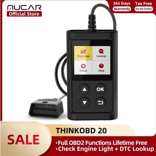 THINKCAR THINKOBD 20 Auto Scanner Car Diagnostic Tool Automotivo Code Reader Check Engine Light DTC Lookup Diagnose Tool
