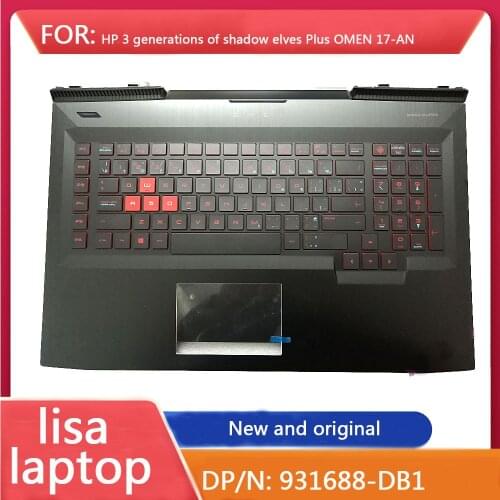 For HP Shadow Genie 3Pplus Omen 17-AN Palm Pad Keyboard Canadian French 931688-DB1 Brand New