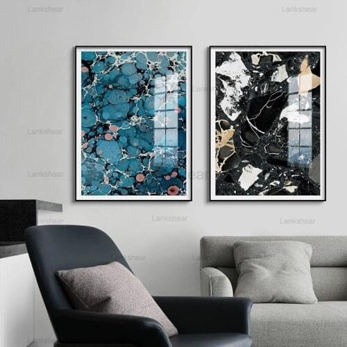 Maeham Nordic Canvas Painting Marble Texture Prints Art Posters Prints Abstract Art Wall Pictures Living Room Unframed Poster