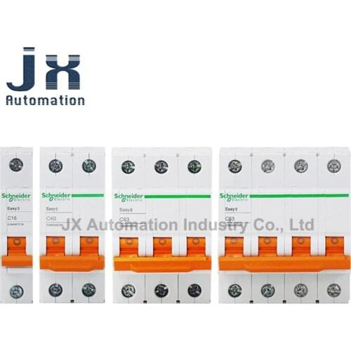 Schneider E9 Miniature Circuit Breaker EA9AN 1P2P3P4P 6 / 10 / 16 / 20 / 32 / 40 / 63A C Type Home Air Switch