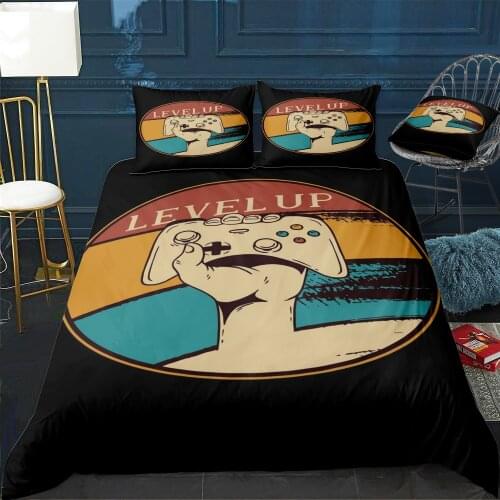 Gaming Saying Gamer Gift Duvet Cover Twin/Queen/King Size Luxury Comforter Bedding Set With Pillowcase Home Bed Decora