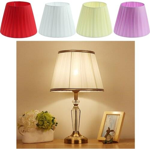 Table Lampshade Modern Fabric Easy Fit Ceiling Pendant Drum Light Shades Table Lampshade