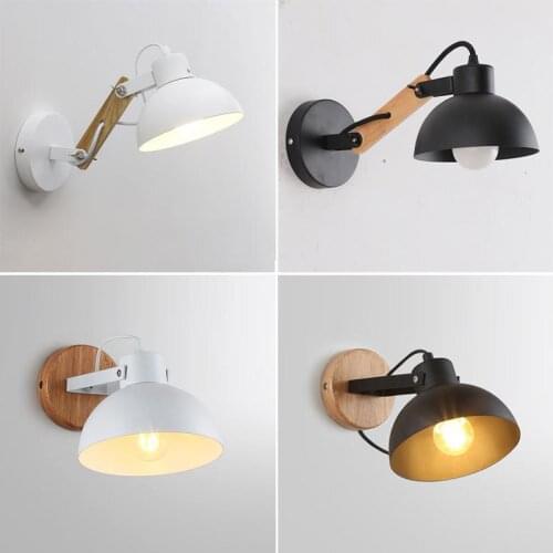 Semicircle Wall Lamp Simple Dining Room Corridor Bedside E27 Led Wall Light Living Room Decoration Bathroom Mirror Light