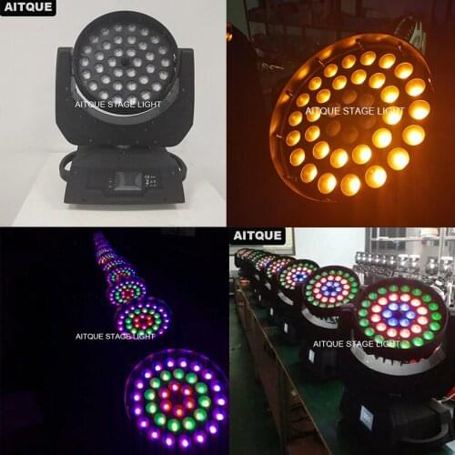 4lot Professional DJ party lighting zoom moving head led 36x18w 6in1 led moving head zoom rgbaw uv