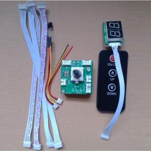 HIFI 4CH 8 channel Remote volume control board 2CH differential balance Digital Potentiometer W led Display FOR POWER Amplifier