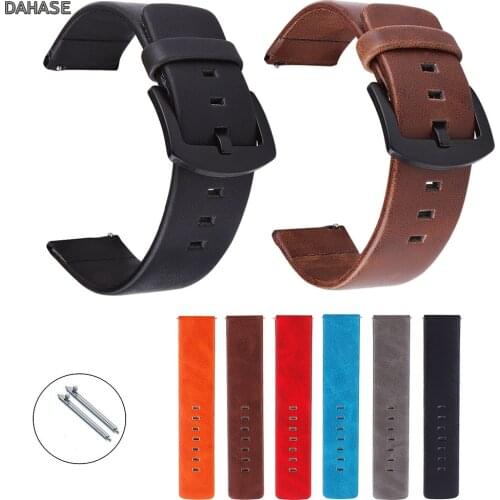18mm 20mm 22mm 24mm Watchband Retro Leather Watch Strap Watch Band Women Men Wristbands