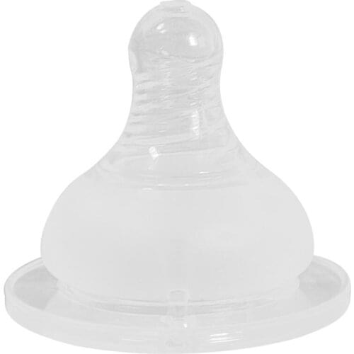 Baby Wide Neck Silicone Baby Infant Soft Teats Bottles Flow Cross Hole Nipples