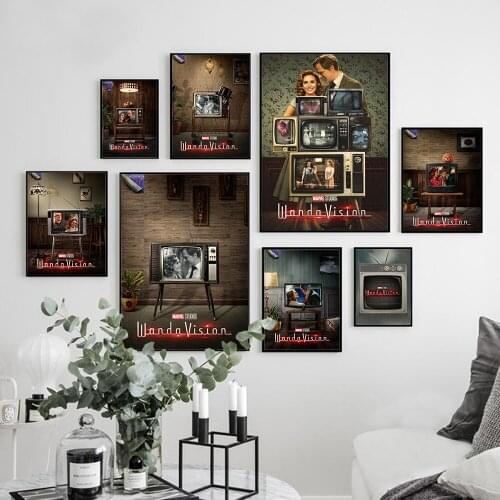 Modern Hot American TV Series Wanda Vision Posters and Prints Wall Art Print Canvas Painting Living Room Corridor Decor Pictures