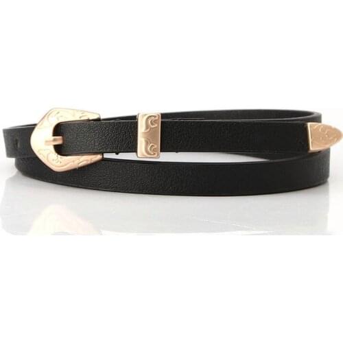 2020 Solid 2.0cm*105cm PU Women Strap Lady Belts Casual Waistband Girls Girdle Female Square Buckle